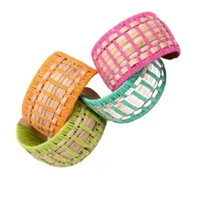 Leander Woven Cuff Bracelet - (four colors)