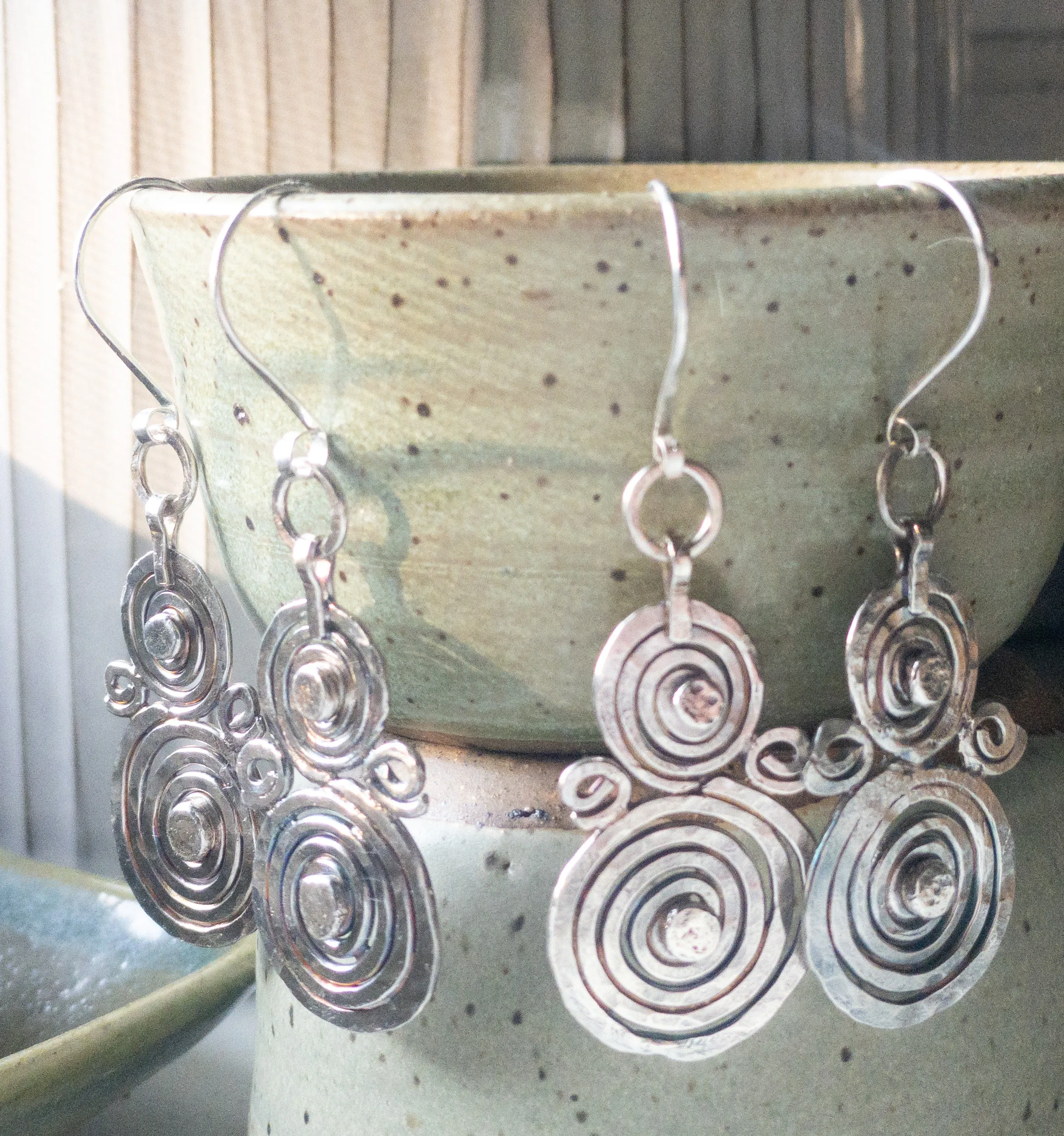 Life in Flow Earrings in Sterling Silver