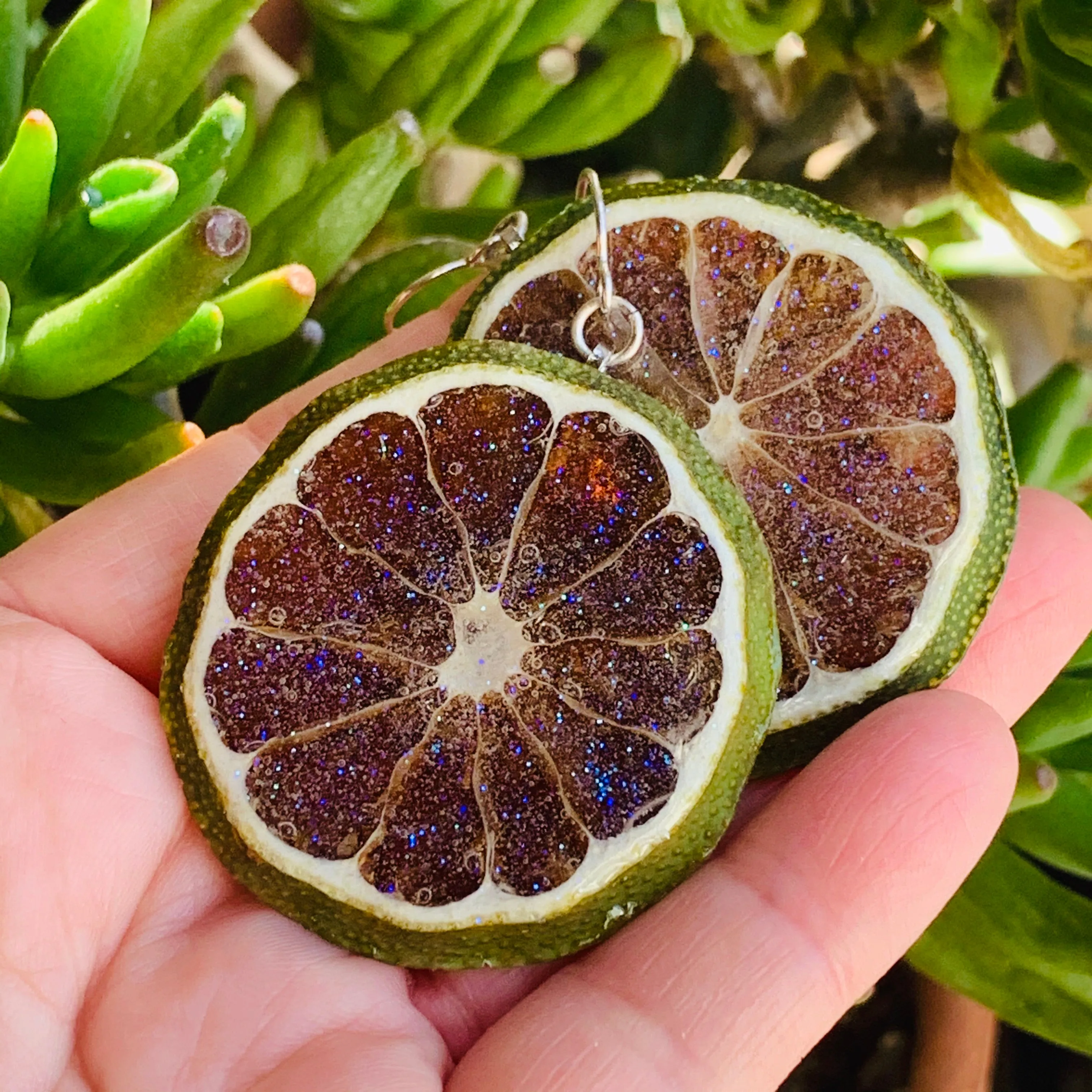 Lime Earrings