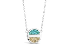 Luxe Horizon Stationary Necklace - Turquoise