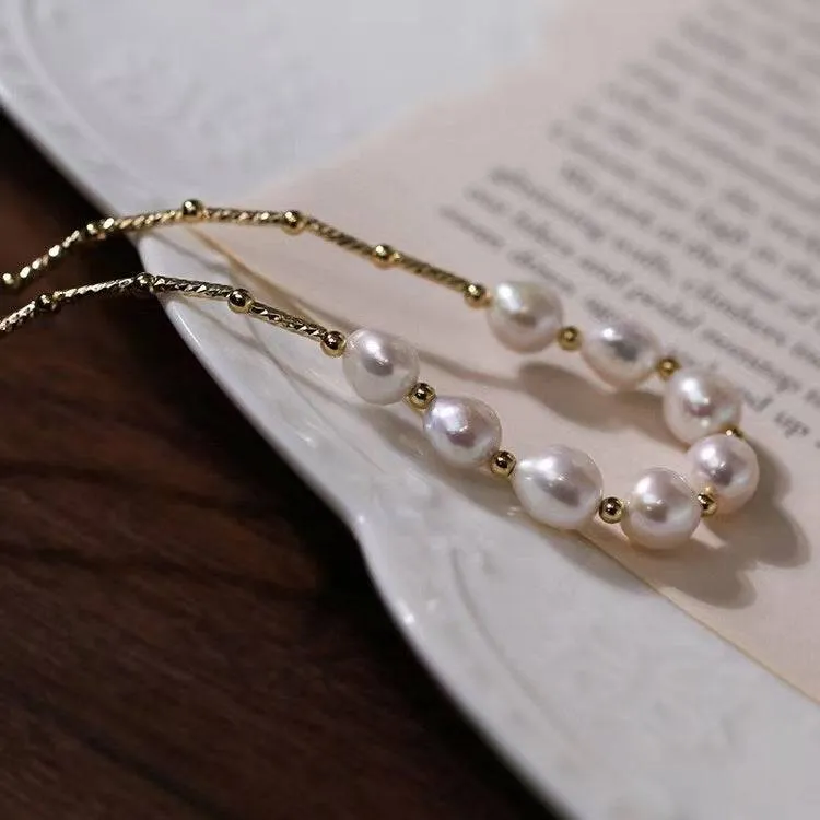 Luxury Design Baroque Pearl Choker Necklace