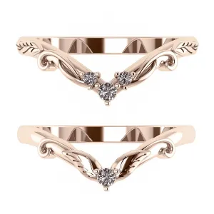 Matching wedding band for Adelina: choose yours