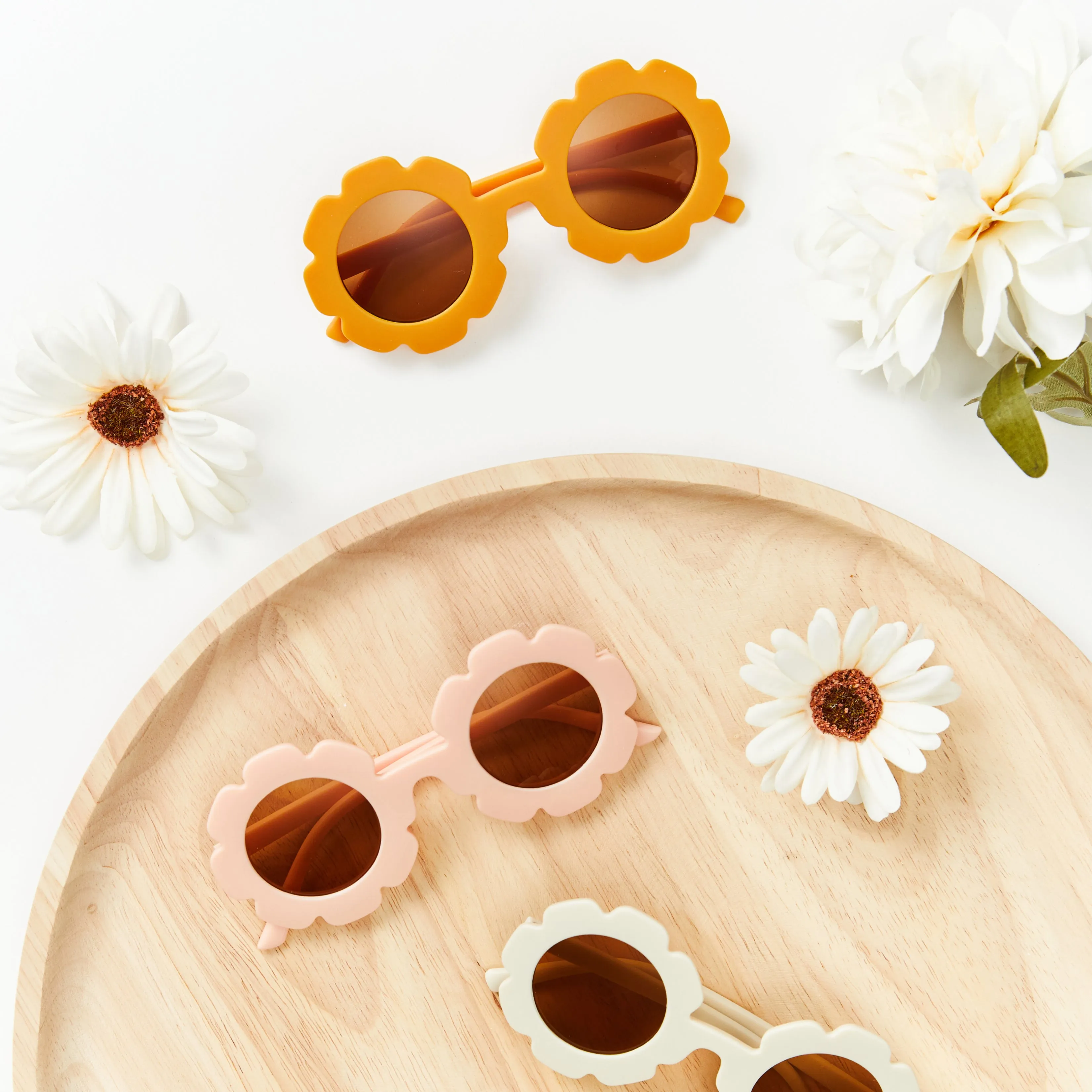 Matte Latte Quinn Baby Sunglasses