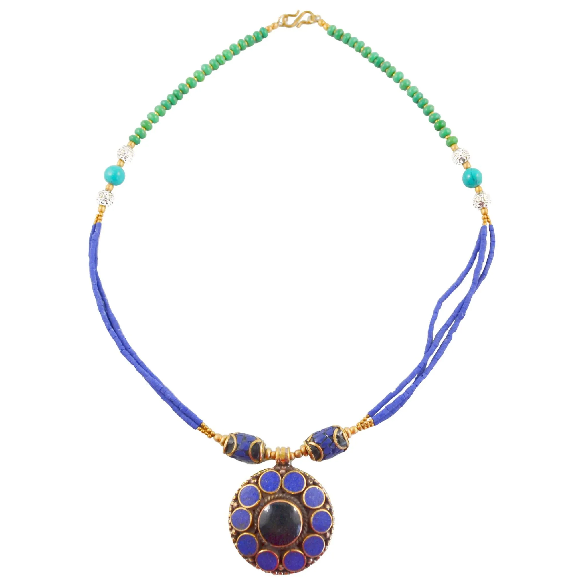 Midnight Nilgiri Tibetan Necklace