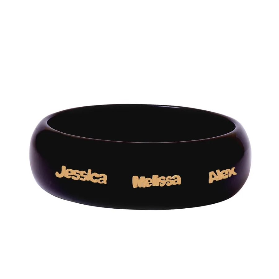 Mini Name Acrylic Bangle