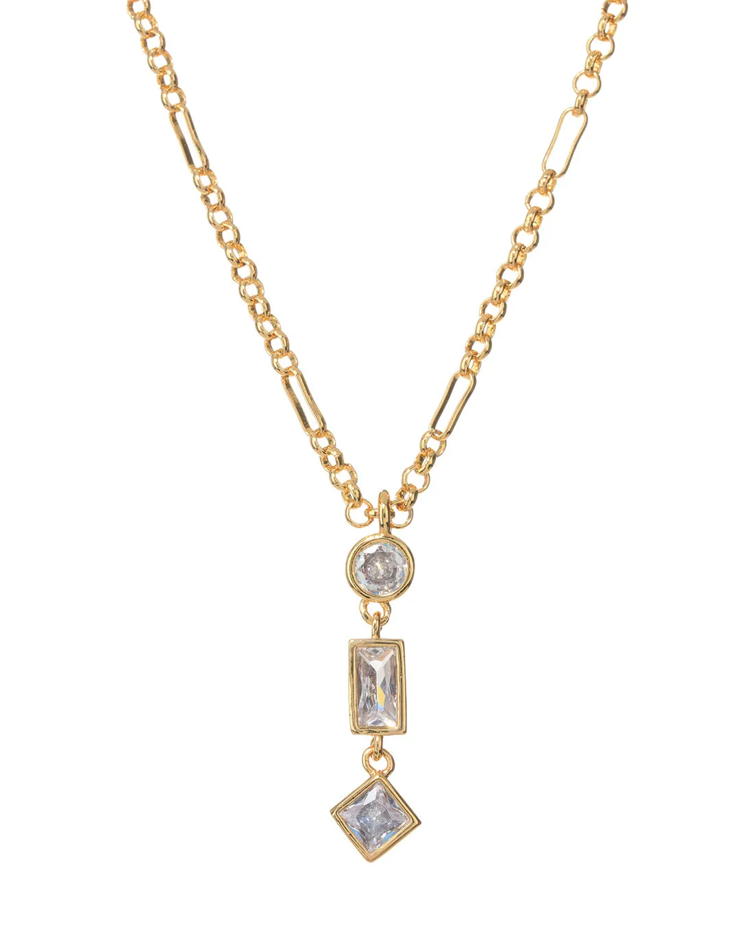 Mixte Charm Necklace- Gold