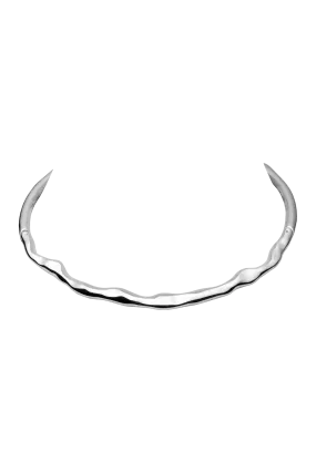 Molten Choker Silver