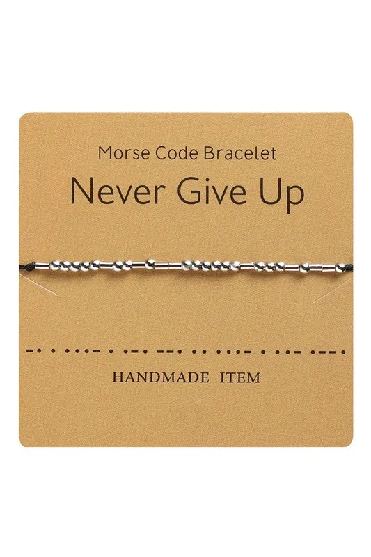 Morse Code Bracelets