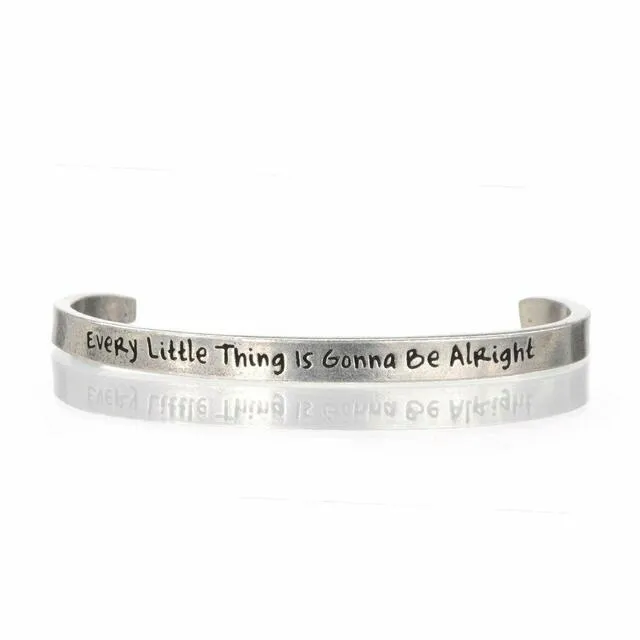 NEW! Mix & Match 2-Pieces Inspirational Cuff Bracelets Made in USA