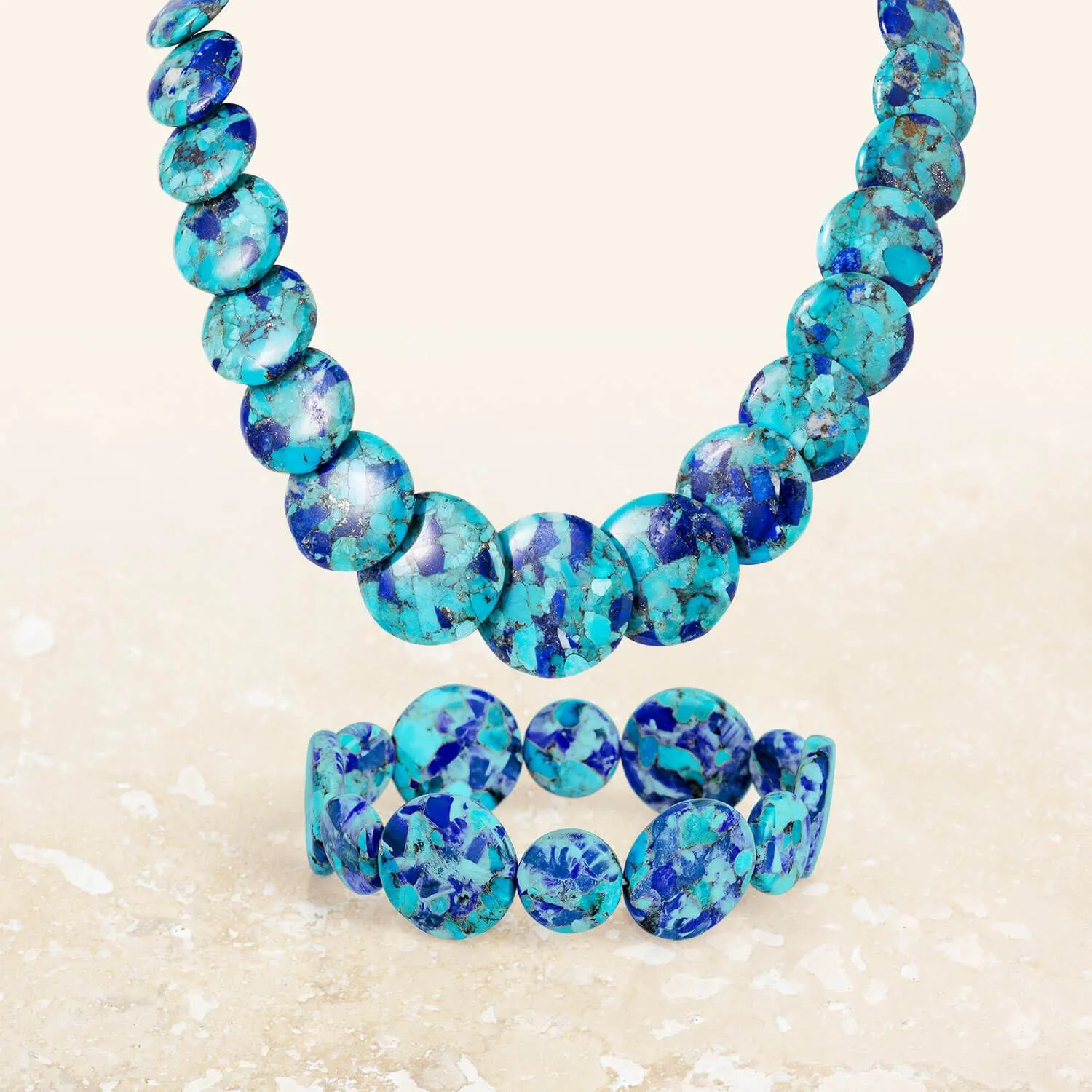 Ocean Splash Turquoise & Lapis Bracelet