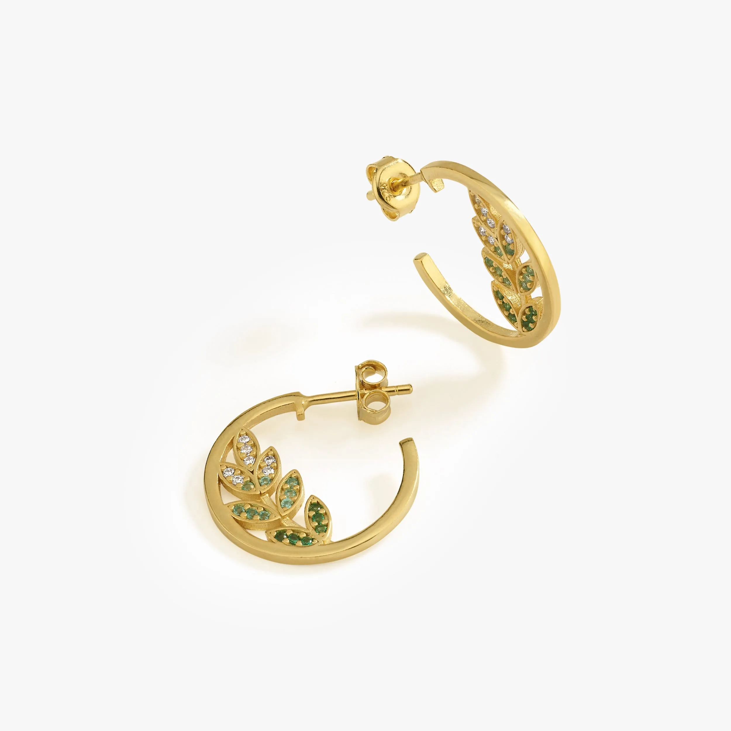 Olive Earrings | 14K Gold Vermeil