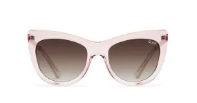 Quay Steal a Kiss Designer Sunglasses in Vibrant Pink Color