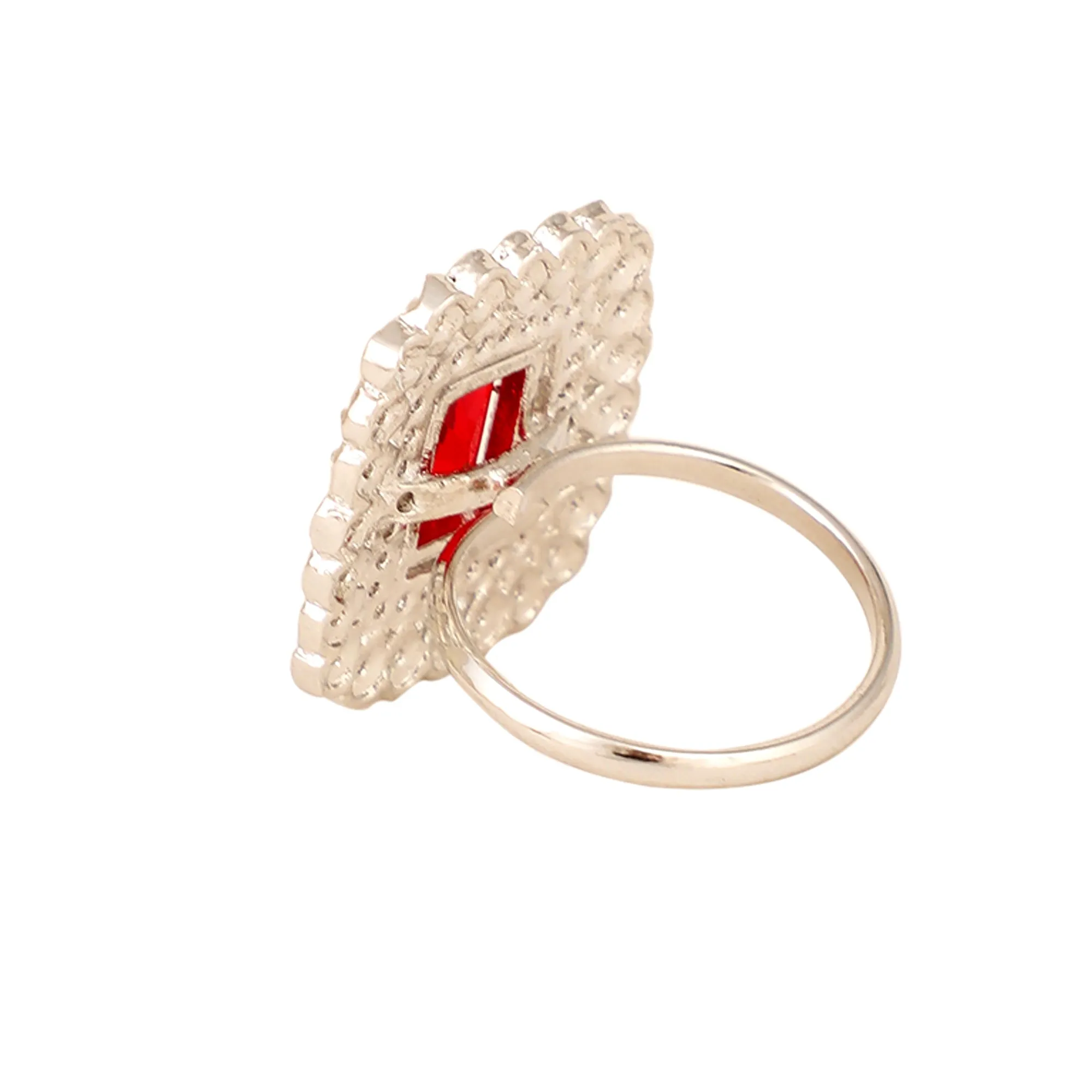 Radiant Rouge Brass Ring