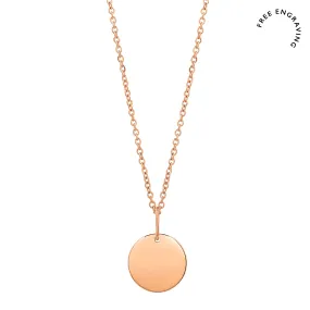 Round Pendant Necklace