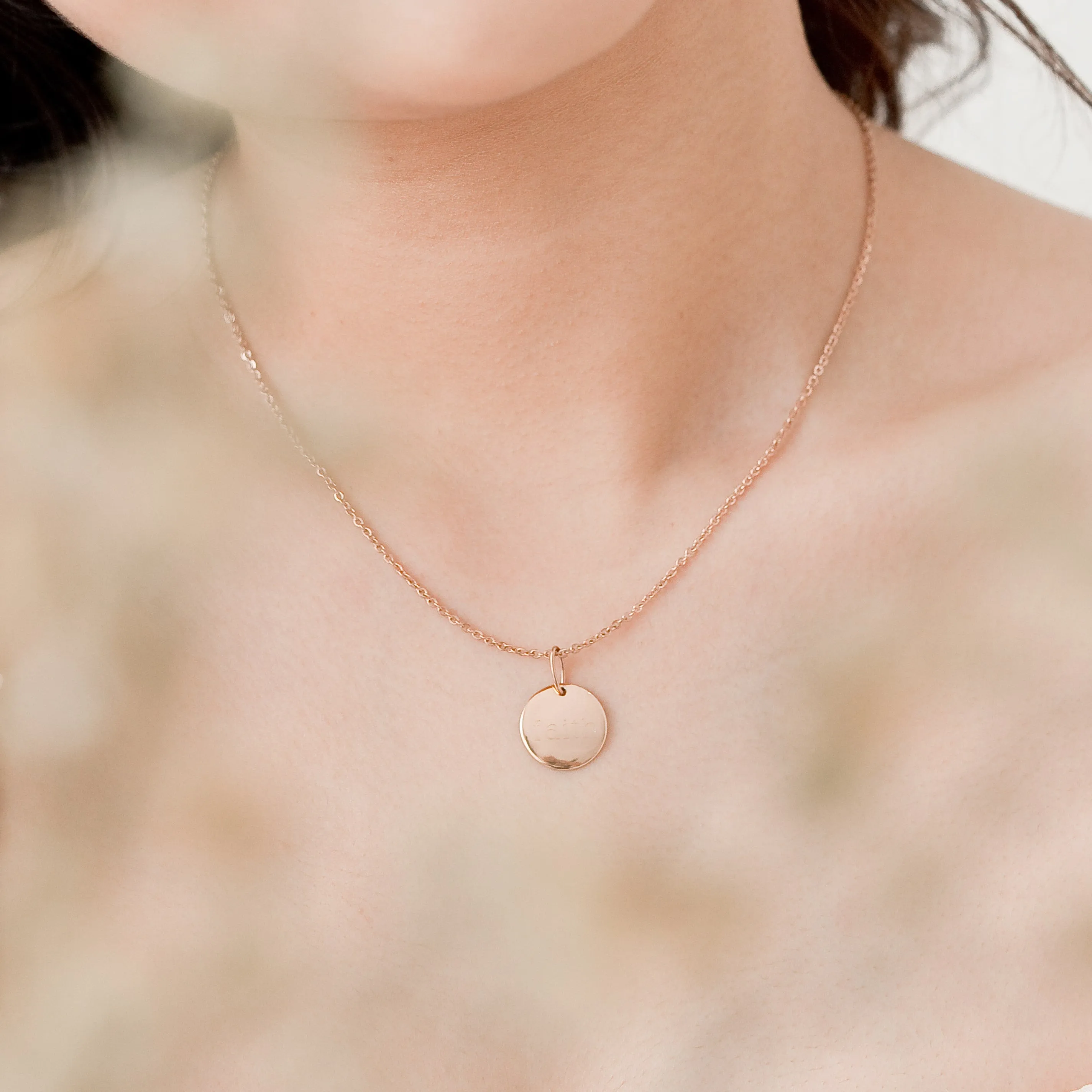 Round Pendant Necklace