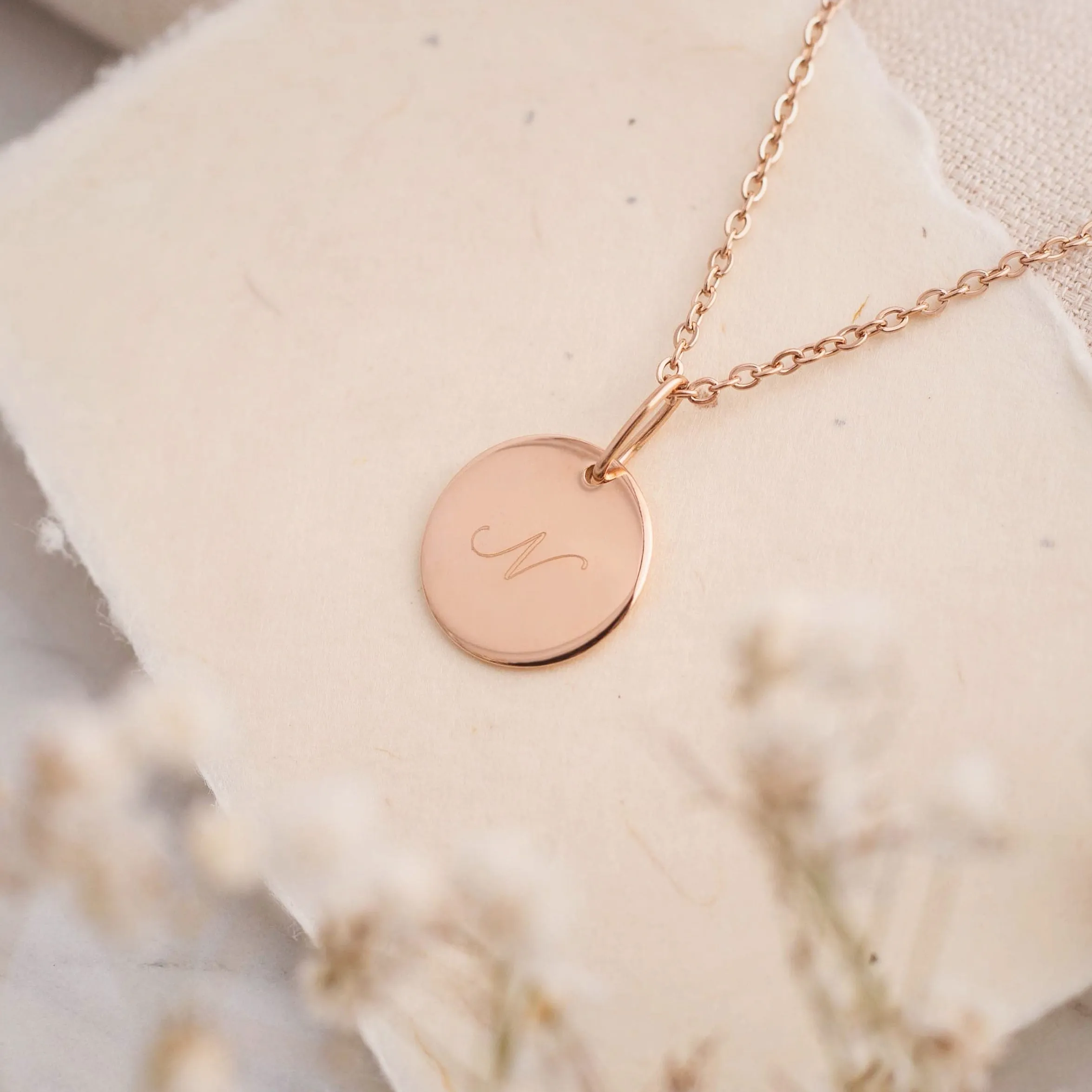 Round Pendant Necklace