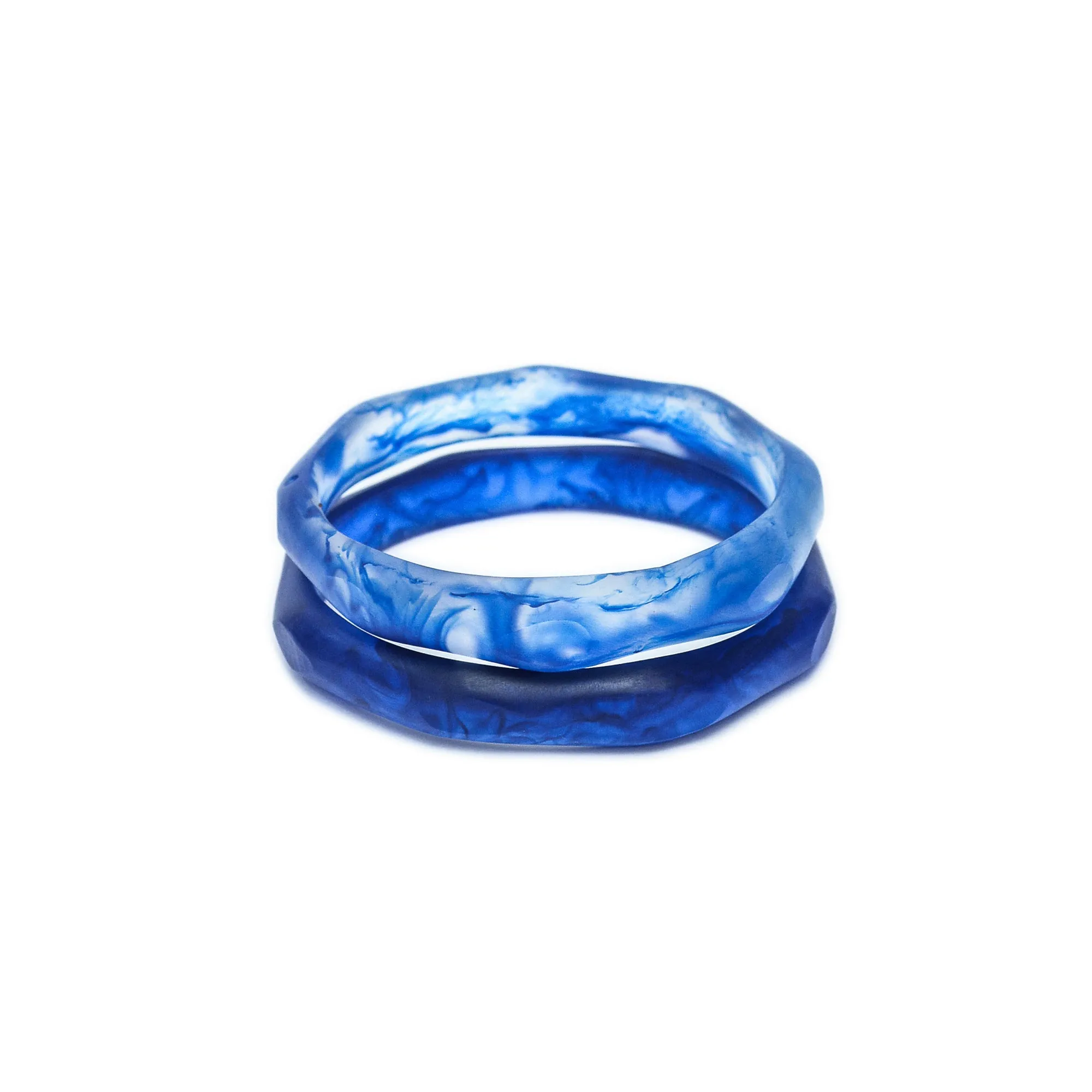 Silk Road Double Resin Bangle