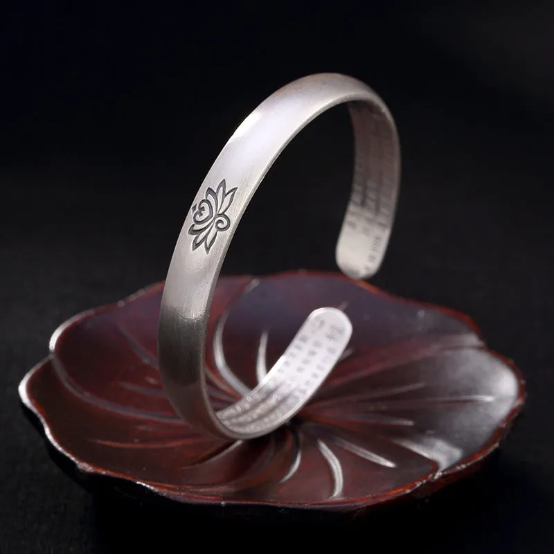 Simple Lotus Cuff-Bracelet