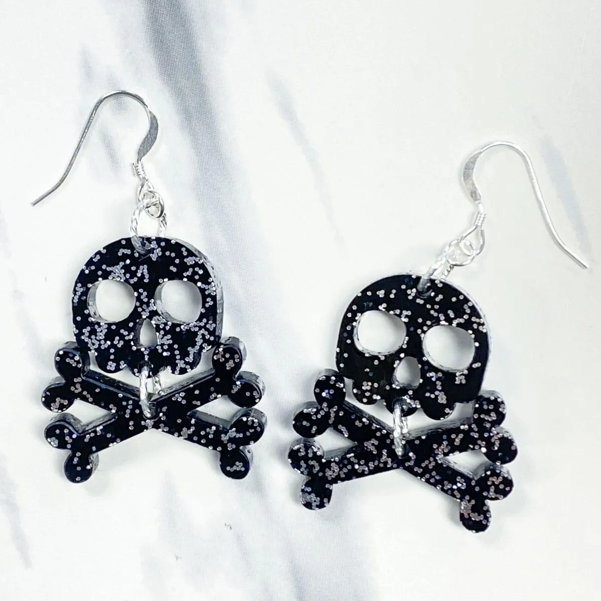 Sparkle Skull Halloween Earring Kit