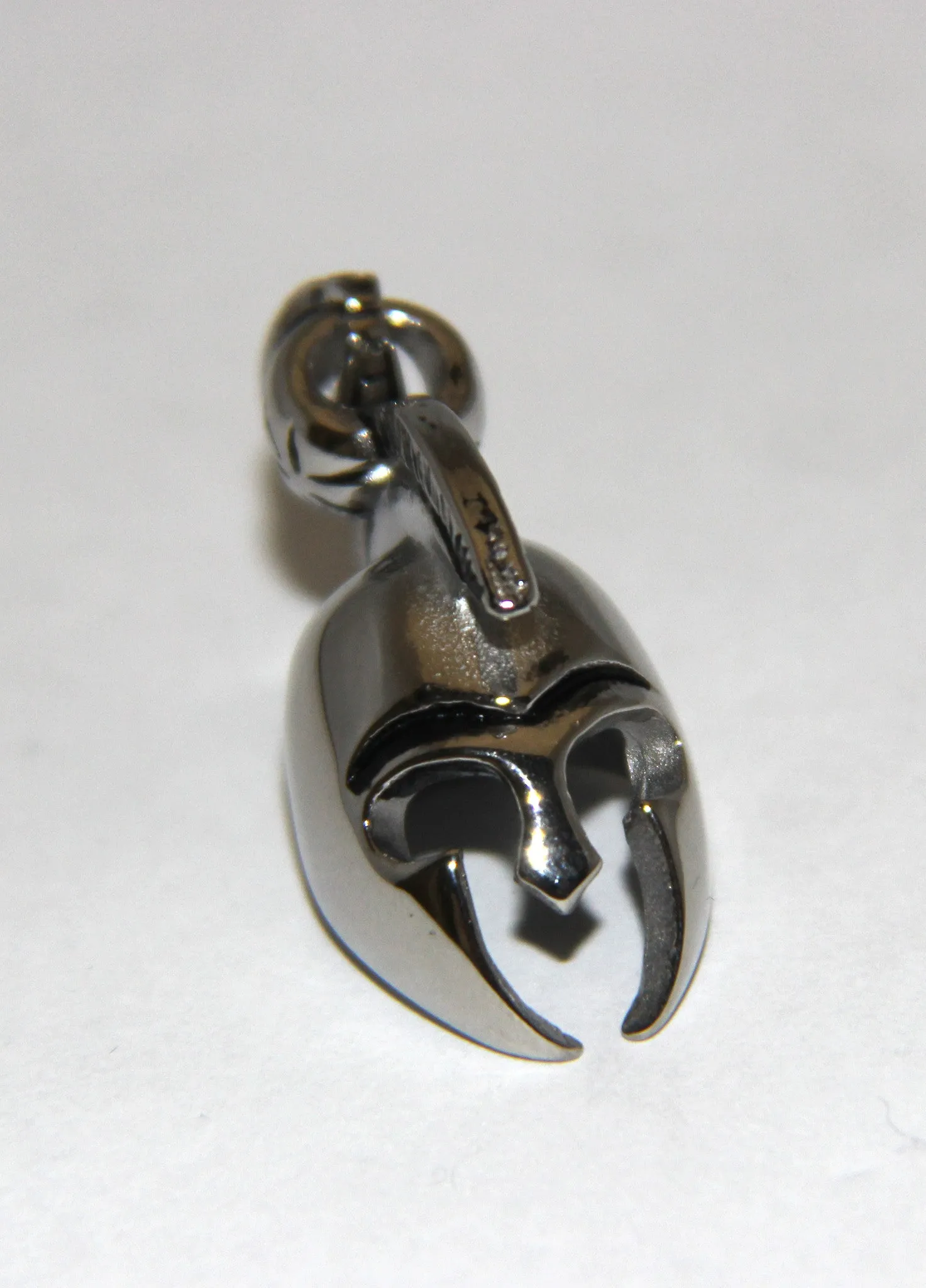 Stainless Steel Knight Helmet Pendant- UDINC0461