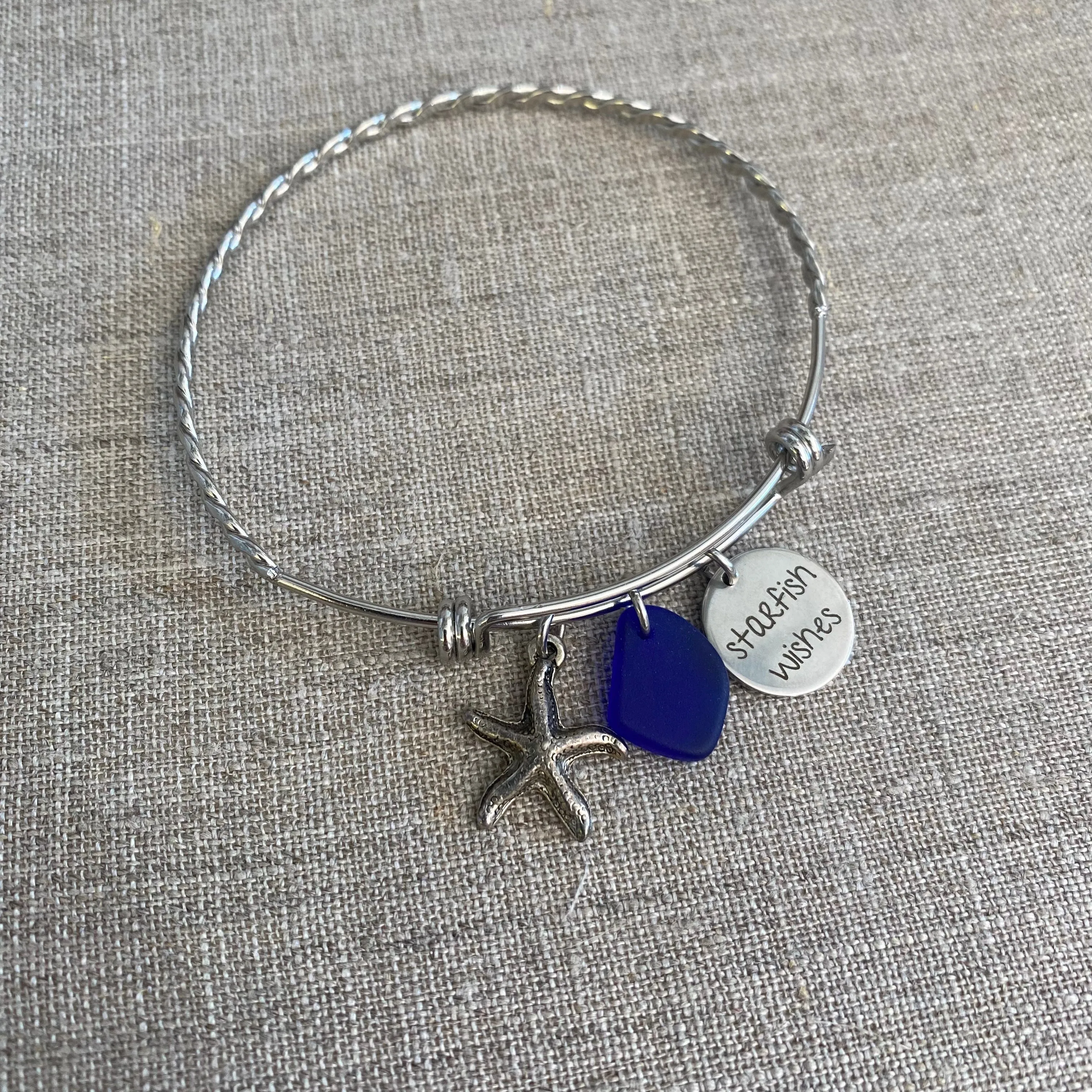 Starfish Wishes Beach Bangle