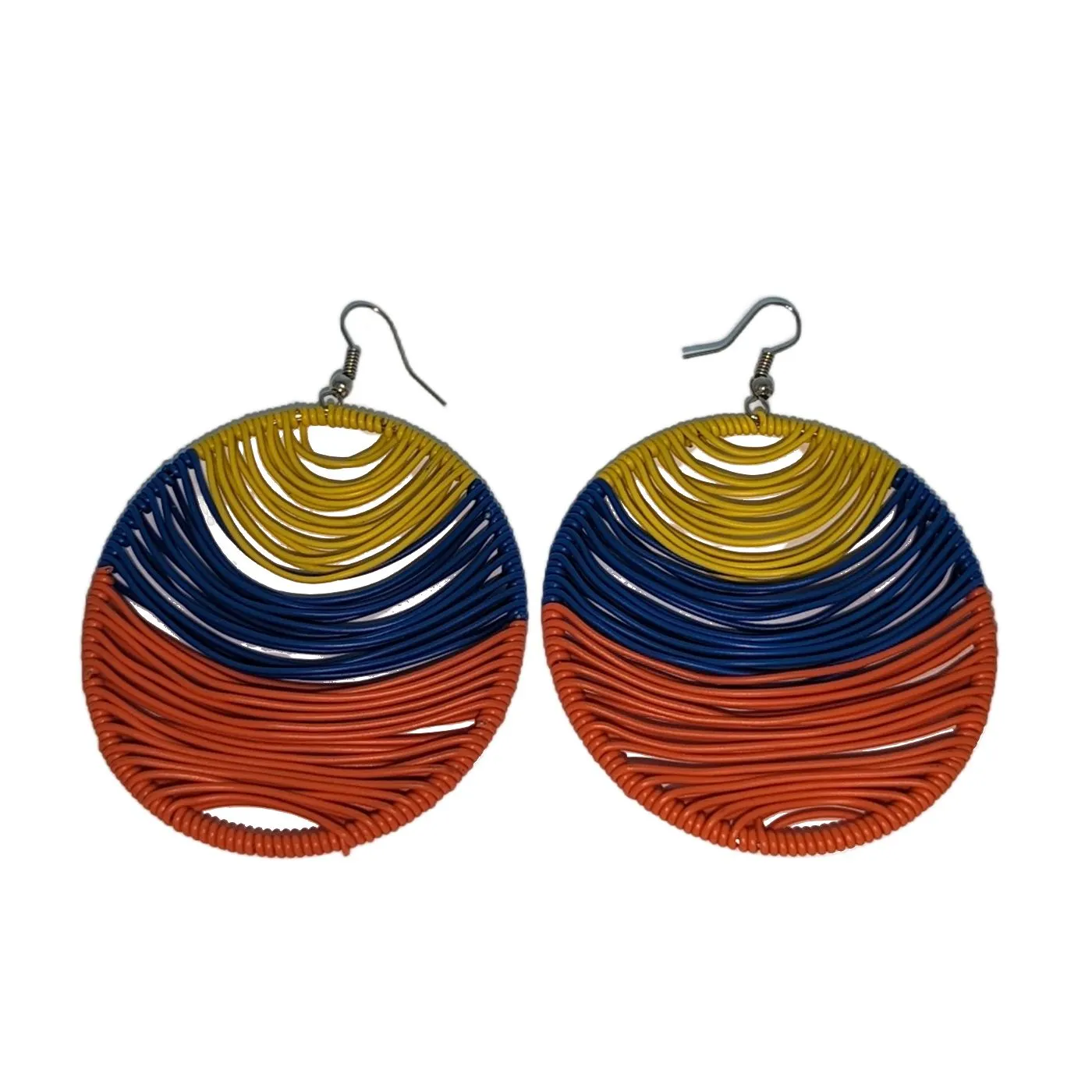 Telephone Wire Earrings - Summer Colors