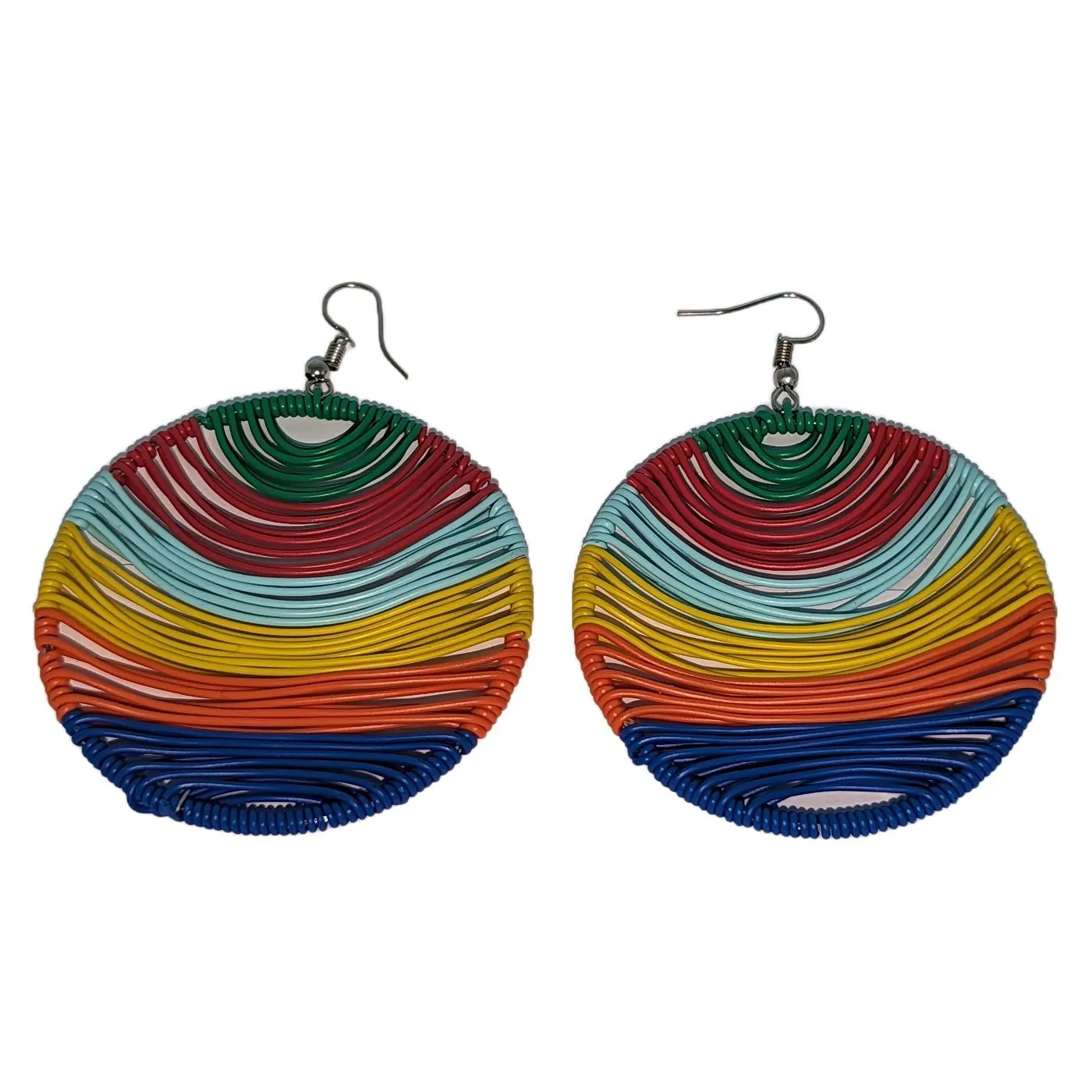 Telephone Wire Earrings - Summer Colors