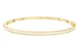 The Verona Bangle Bracelet in 14K Yellow Gold