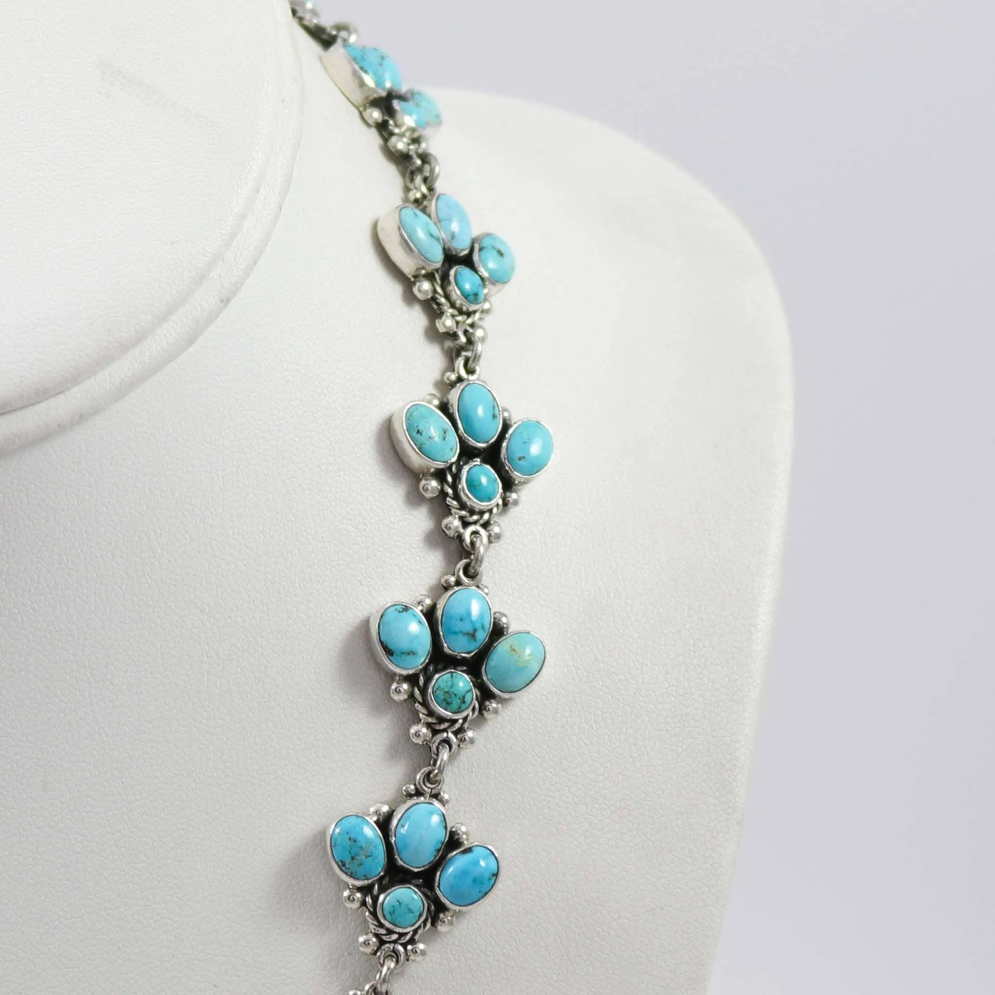 Turquoise Squash Blossom Necklace