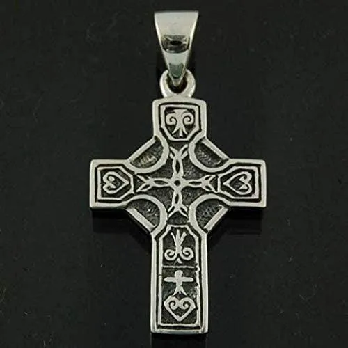 Viking Pendant Celtic 925 Silver Cross handmade