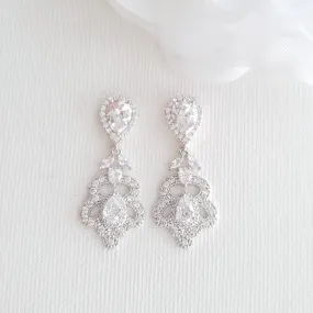 Vintage Bridal Earrings- Norma