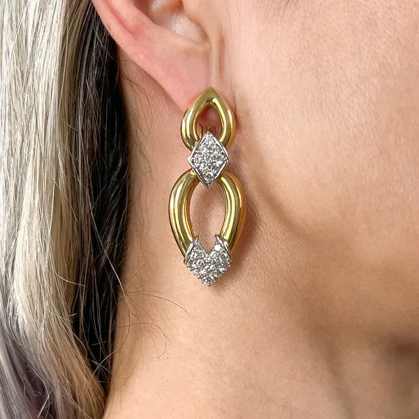 Vintage Diamond Earrings