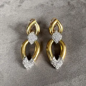 Vintage Diamond Earrings