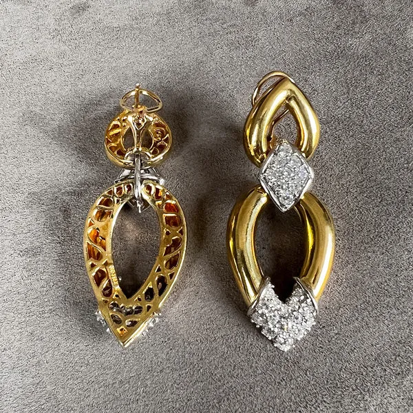 Vintage Diamond Earrings