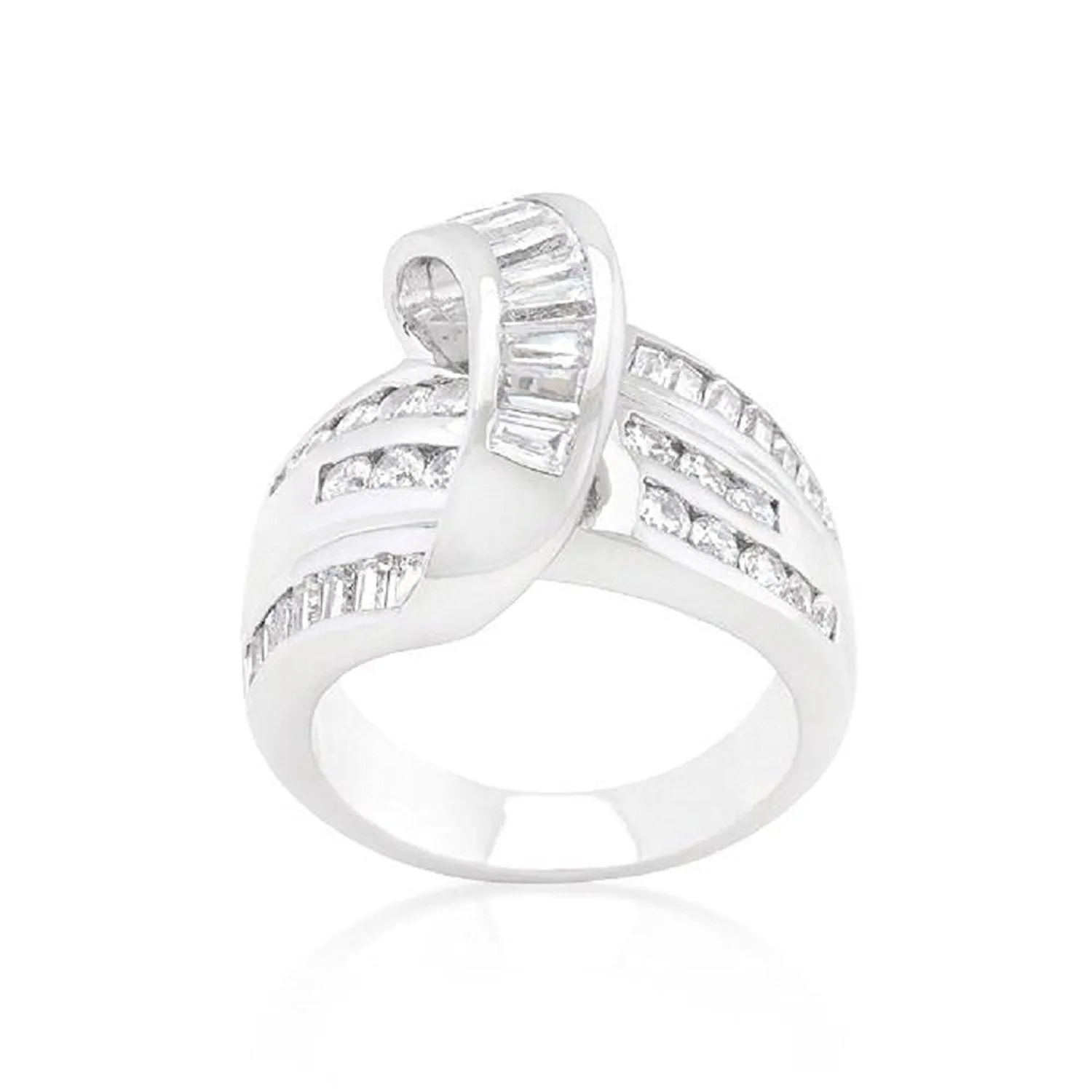 WildKlass Channel Set Overlap Ring