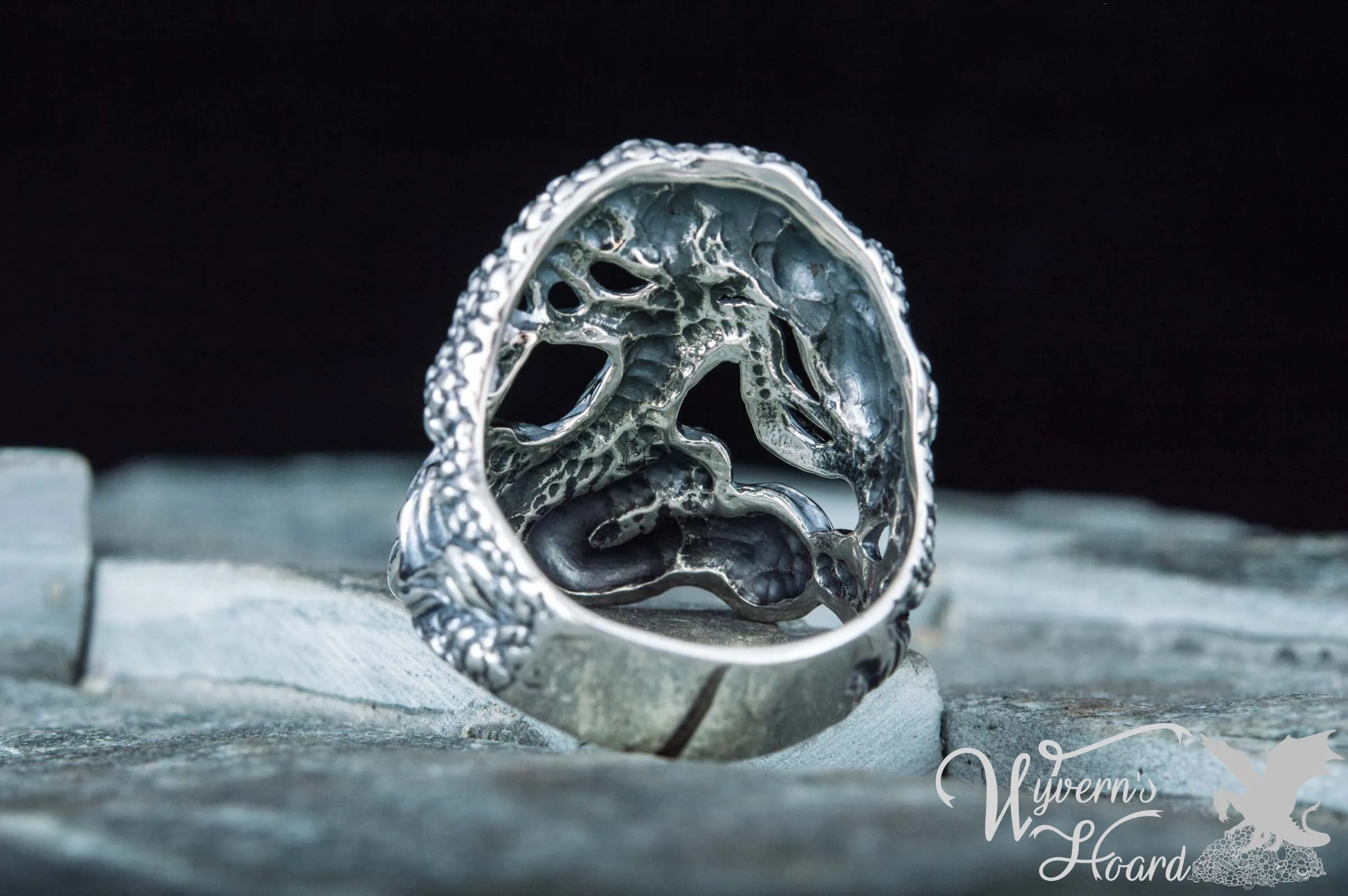 Yggdrasil World Tree Handmade Sterling Silver Ring