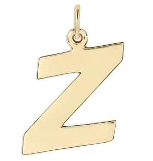 Z Cutout Letter Charm